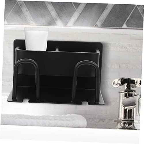 SOLUSTRE Wall Mounted Toothbrush Holder Rustic Organizer