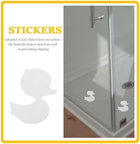 PATKAW Duck Shape Non-Slip Bathtub Stickers Set