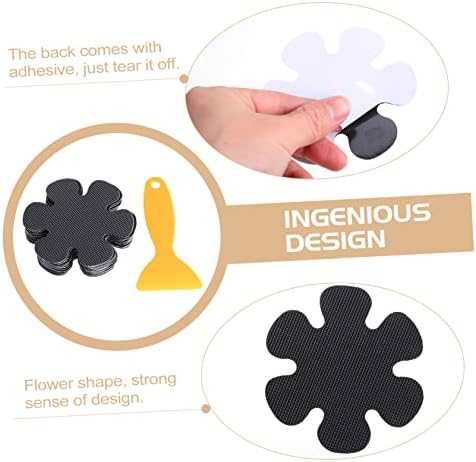 GLEAVI 20Pcs Flower Shaped Non Slip Bathtub Decals