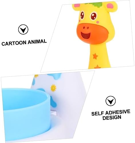 IMIKEYA Cartoon Animal Toothbrush Holder Set