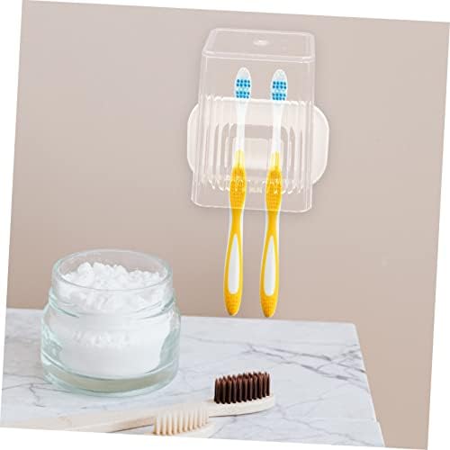 Alipis Wall Mounted Toothbrush Holder with Tumbler 1