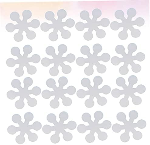 Mobestech 20Pcs Snowflake Non-Slip Bath Treads Adhesive Stickers