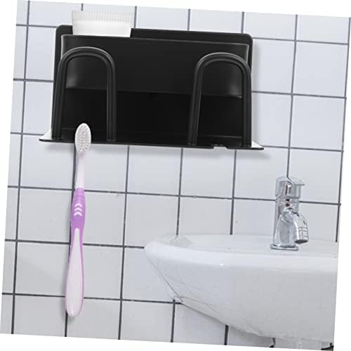 Wall Mounted Aluminum Toothbrush Holder with Cup Holder