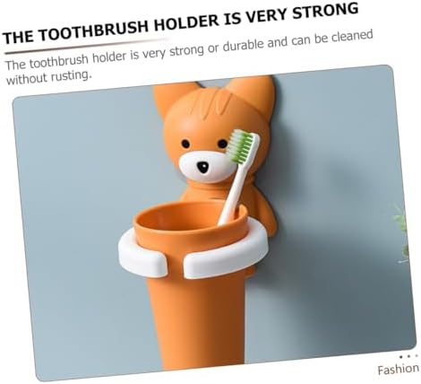 PLAFOPE Wall Toothbrush Holder Set