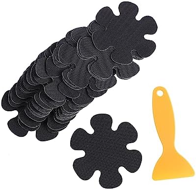 GLEAVI 20Pcs Flower Shaped Non Slip Bathtub Decals