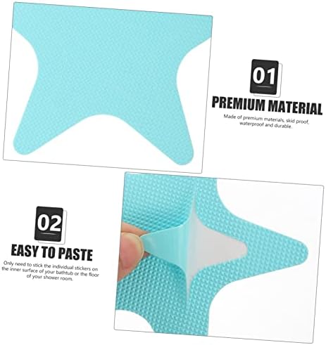 Luxshiny 20pcs Anti-Slip Bath Sticker for Tub Safety Decals