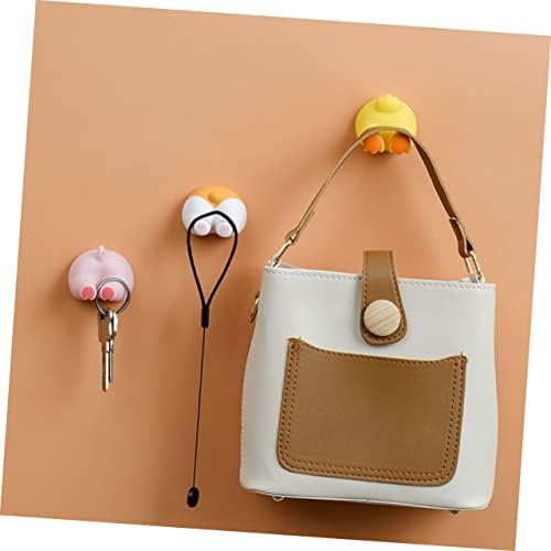 PRETYZOOM Animal Butt Hook Hanger Wall Toothbrush Holder