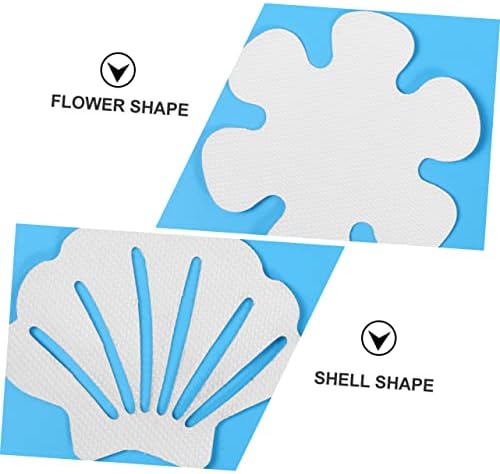 LIFKOME Anti-Slip Bath Stickers with Flower Shell Design