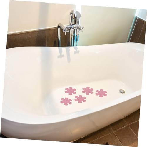 BUGUUYO 20pcs Non-Slip Flower Bathtub Decals 1