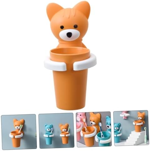 Wall Mounted Toothbrush Holder with Fox Design