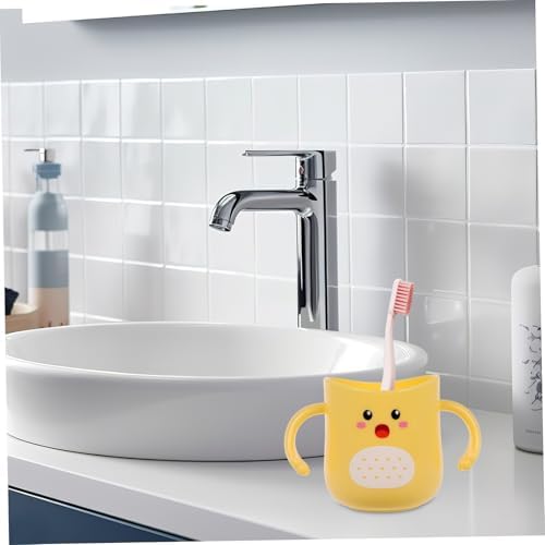 Durable Kids Toothbrush Holder Cartoon Design Bathroom Mug