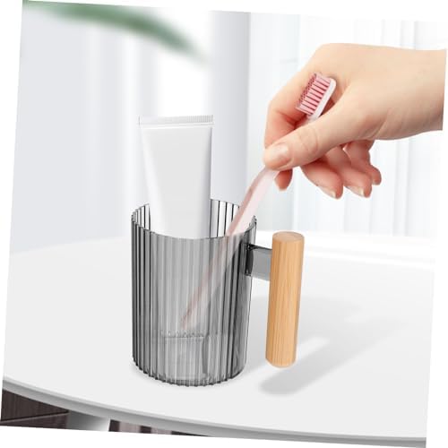 LIFKOME 4Pcs Reusable Toothbrush Holder Cup for Bathroom and Travel
