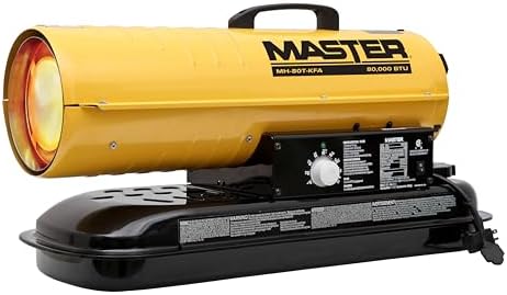 Master 80000 BTU Portable Kerosene Heater with Thermostat