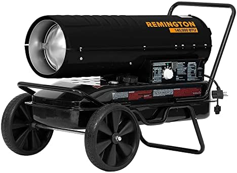 Remington 140000 BTU Kerosene Diesel Heater for Large Spaces 1