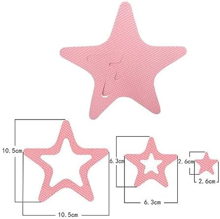 Luxshiny 12Pcs Star Shape Non-Slip Bathroom Stickers 1