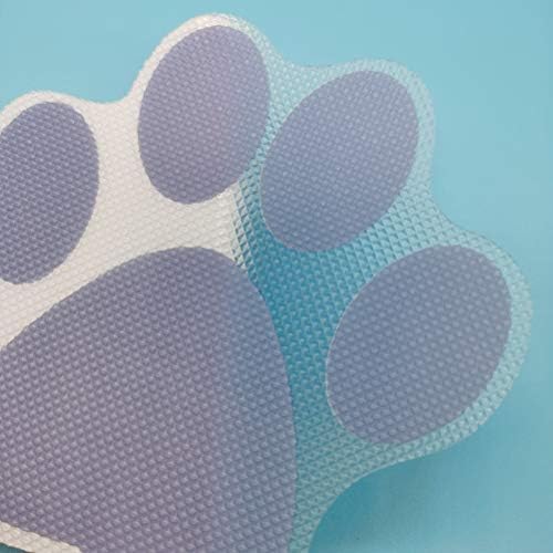 Cabilock 4pcs Cartoon Dog Footprint Bath Stickers - Safe and Fun for Kids