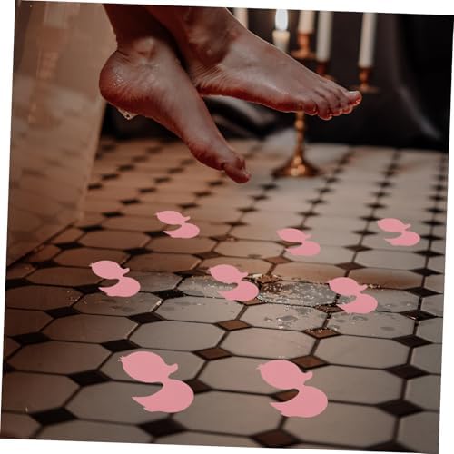 12Pcs Cartoon Duck Non-Slip Bath Stickers