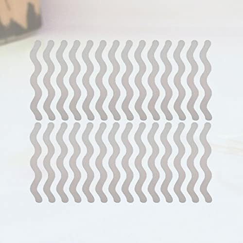 ABOOFAN 36Pcs S Shape Anti-Slip Bathtub Stickers