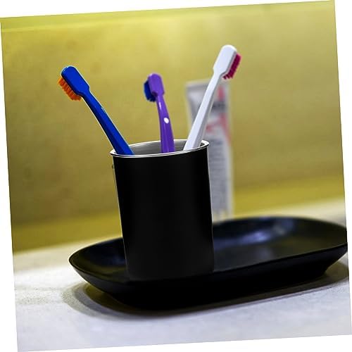 HOOTNEE 2Pcs Multi-Purpose Stainless Steel Mouthwash Cup Set for Bathroom Use