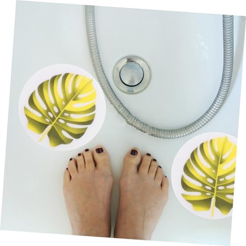 HAKIDZEL 1 Set Non-Slip Bathtub Decals Beige Yellow