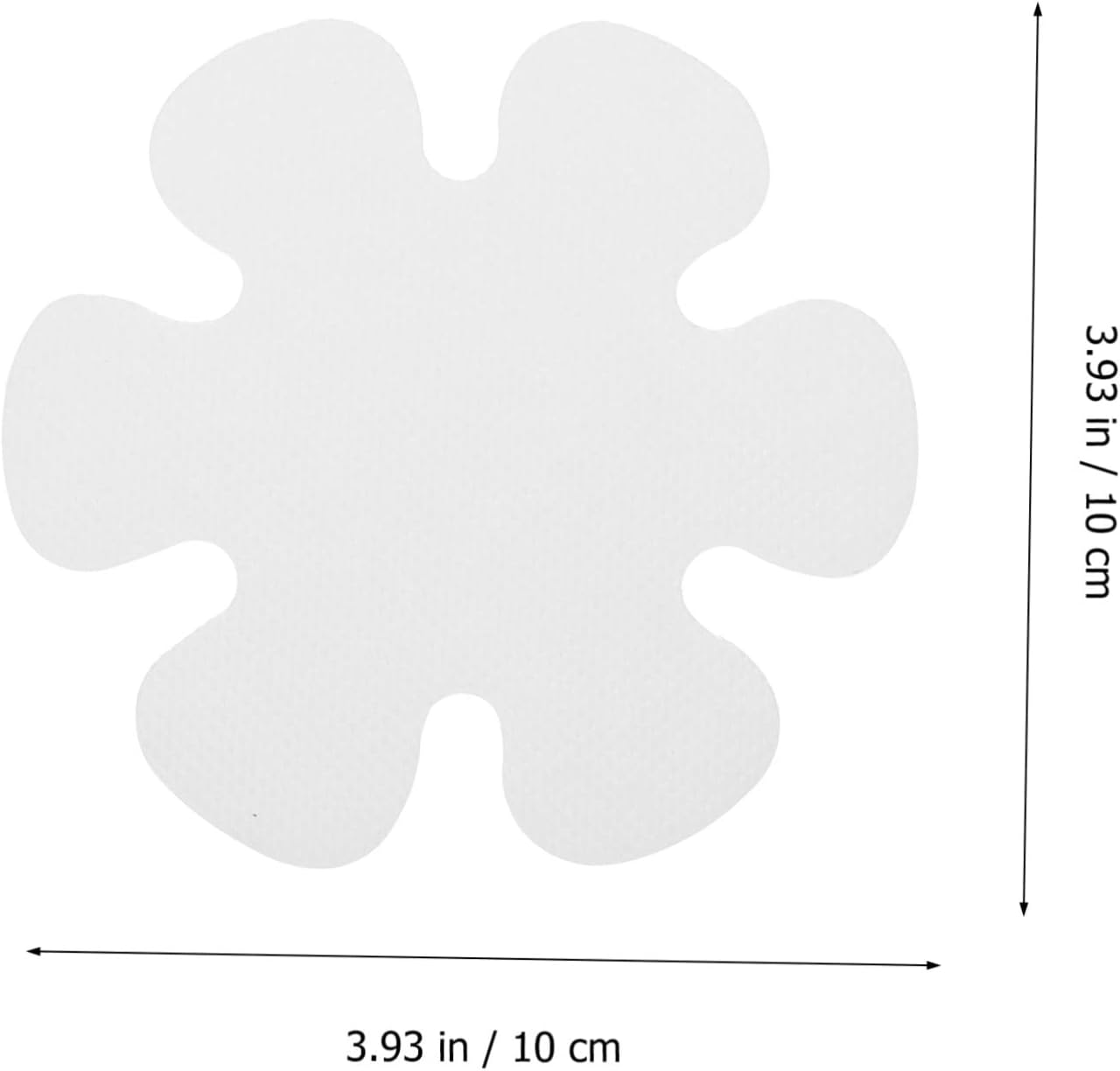 LIFKICH 1Set Flower Shape Non-Slip Bathroom Stickers
