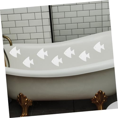 Ciieeo 12pcs Fish Style Bathtub Stickers