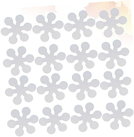 Mobestech 20Pcs Snowflake Non-Slip Bath Treads Adhesive Stickers