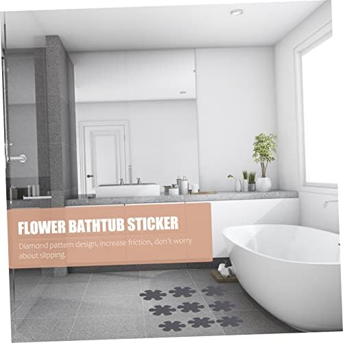 PRETYZOOM Flower Shaped Anti-Slip Bath Stickers 20pcs Set