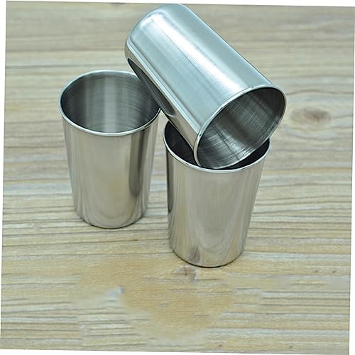 IMIKEYA 2pcs Stainless Steel Water Tumbler Multi Use Bathroom Holder