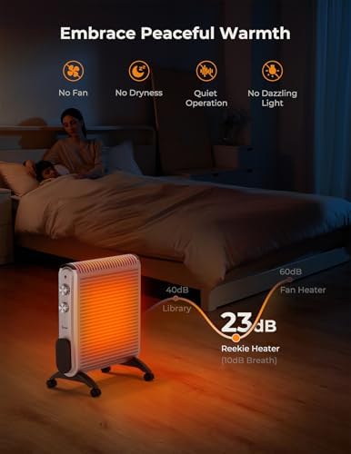 Reekie 1500W Electric Space Heater for Large Rooms 1
