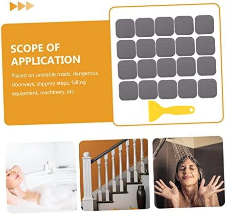 ABOOFAN 20PCS Bathroom Slip Stickers Non-Skid Floor Decals