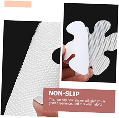 Zerodeko 6Pcs Flower Design Non-Slip Shower Stickers
