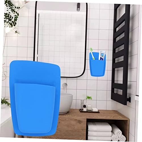 FONDOTIN Wall Mounted Silicone Toothbrush Holder with Drainage 1