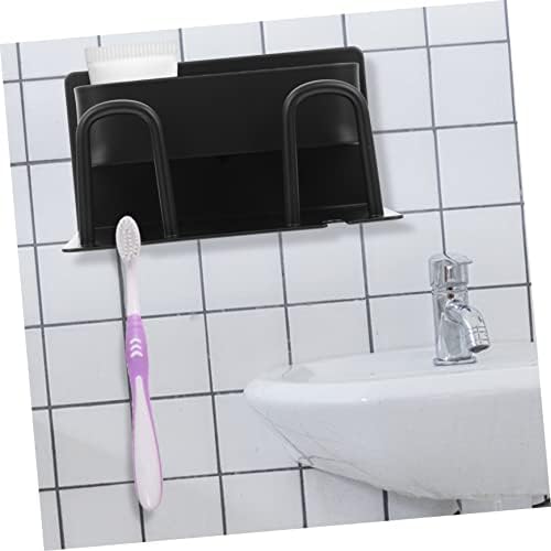 SOLUSTRE Wall Mounted Toothbrush Holder Rustic Organizer