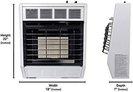Empire SR18W Natural Gas Vent-Free Wall Heater