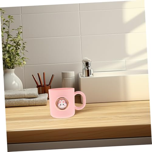 FOMIYES Cute Rabbit Toothbrush Cup Holder