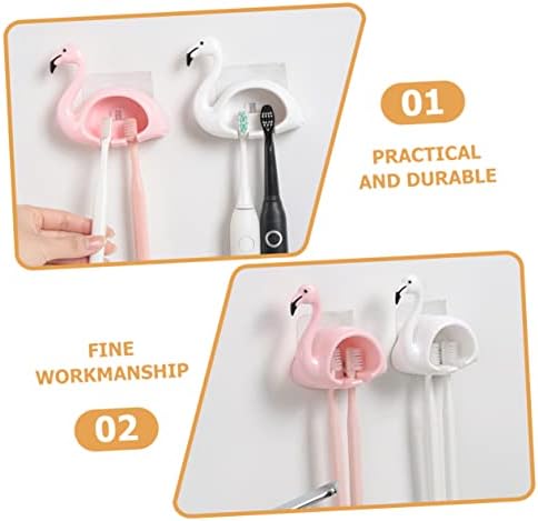 BUGUUYO Wall Mounted Electric Toothbrush Holder with Cord Organizer