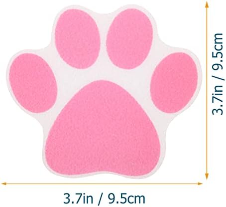 10pcs Paw Design Anti-Slip Stickers for Dog and Cat