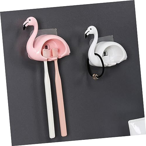 LABRIMP Flamingo Wall Mounted Toothbrush Holder