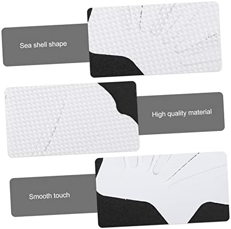 LIFKOME 12pcs Sea Shell Bath Tub Anti-Slip Stickers for Bathroom Safety