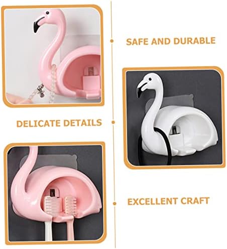 LABRIMP Flamingo Wall Mounted Toothbrush Holder