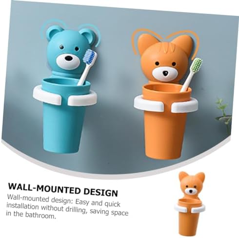Adorable Cartoon Toothbrush Holder for Boys and Girls 1