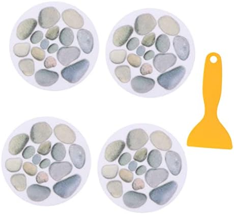 PRETYZOOM 4 Pack Anti-Slip Bathtub Decals 15cm