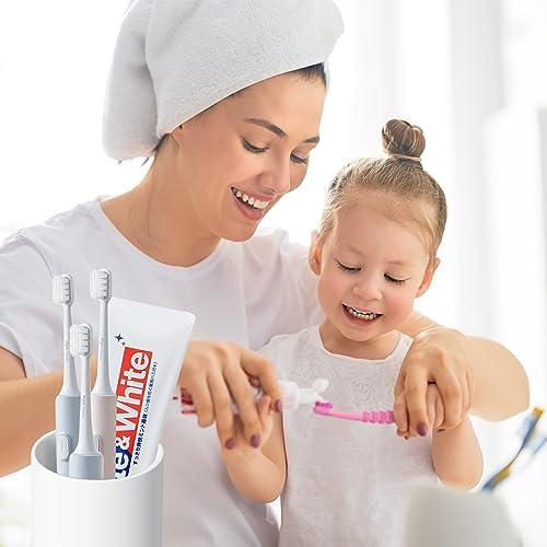 Ceramic Soap Dispenser Set with Toothbrush Holders