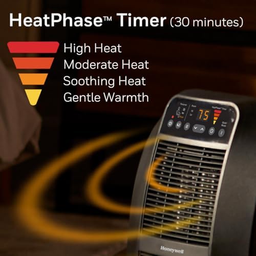 Honeywell HeatGenius Ceramic Heater Black