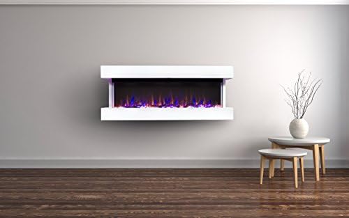 Touchstone Chesmont Smart Electric Fireplace - 50 Wide White Mantle AlexaWiFi Enabled