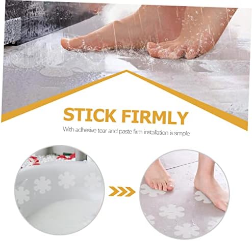 1Set Flower Non-Slip Bath Stickers for Safety