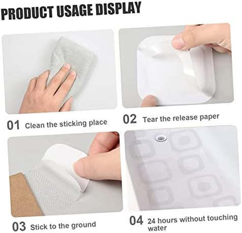 Ciieeo 24pcs Non-Slip Bath Stickers for Home Safety