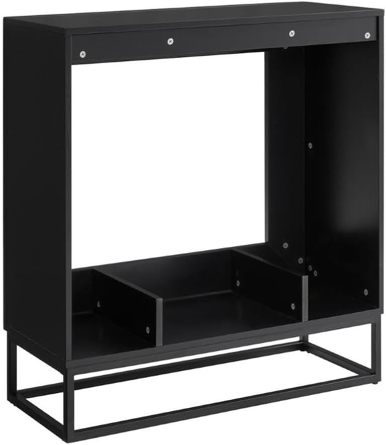 Bowery Hill Electric Fireplace in Black