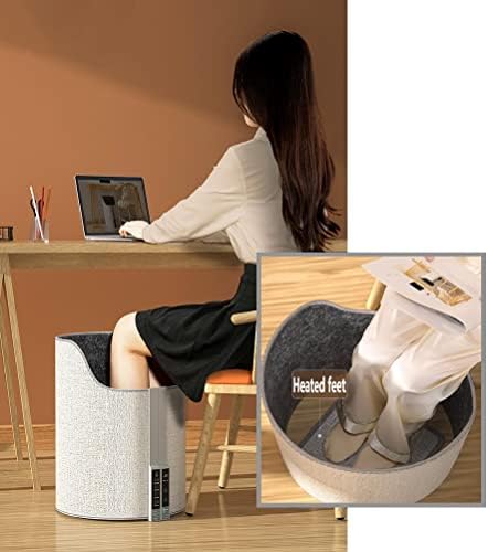 GGGUOJINN Portable Electric Space Heater with Coral Blanket